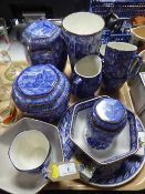 A tray of nineteen pieces of Ringtons china inc.