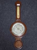 A mahogany precision barometer