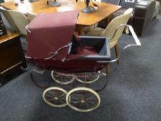 A mid 20th century Silver Cross pram