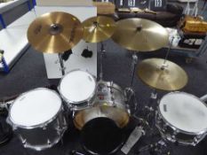 A Premier drum kit with accessories