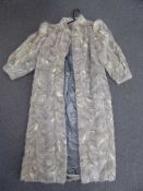 A lady's full length fur coat