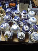 Seventeen pieces of Ringtons chintz china inc teapots, ginger jars,