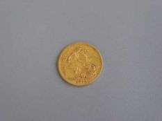 A gold full sovereign - 1911