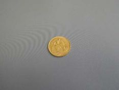 A gold half sovereign - 1911