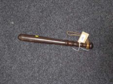 A policeman's truncheon