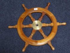 A ship's wheel