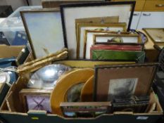 A box of assorted pictures inc.