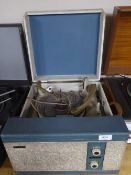 An Encore Pilot table top valve record player