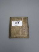 A silver cigarette case, 93.4g.