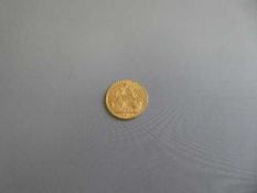 A gold full sovereign - 1913