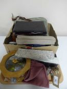 A tray of wrist watches, simulated pearls, lady's bags, jewellery boxes,