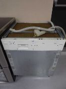 A Whirlpool integrated dish washer