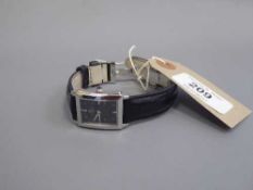 A Christopher Ward stainless steel Gentleman's dress wrist watch