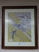 A colour print entitled Last Tornado Delivery