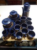 A German pottery coffee set