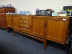 A G Plan teak long John sideboard