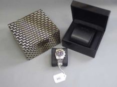 A Breitling Blackbird stainless steel wrist watch, Serial Number A44359,