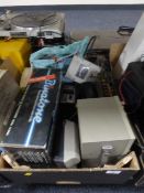 A box and a crate of radio communication equipment inc.