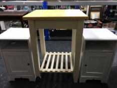 A 1930's oak double door wardrobe