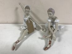 Two Lladro figures - Ballet dancers (2)