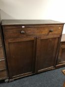 A Victorian mahogany press.