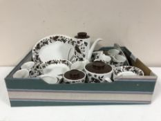 A box of 1970's Aynsley dinner service