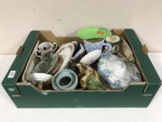 Two boxes of assorted china inc.