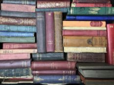 Two boxes of 20th century novels : Lorna Doone, The Waverley Novels,