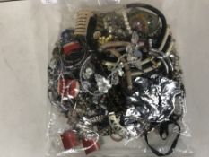 A very large bag of costume jewellery
