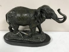 A bronze figure - Elephant,
