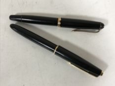 A Parker fountain pen with 14ct gold nib,