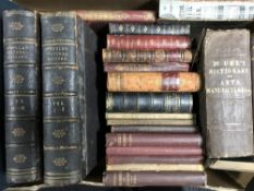 A box of antiquarian volumes : The life of Dickens, two volumes : Popular Natural History,