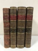 Four leather bound volumes : Local Records or Historical Register of Remarkable Events which have