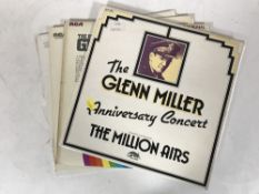 Three boxes of LP records - Glen Miller, Soundtracks,