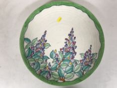 A Charlotte Rhead plate,