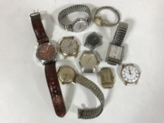 A Timor military wristwatch and a collection of assorted ladies and gents wristwatches including
