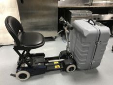 A disability cart with key,