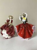 Two Royal Doulton figures,