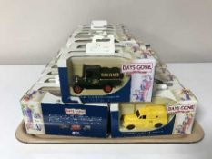 A tray of thirty Lledo Days Gone By The Bygone Days of Road Transport die cast vehicles
