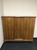 A continental oak sideboard