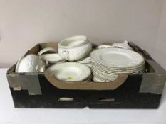 A box of Wedgwood Etruria dinner service