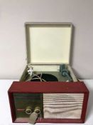 A mid 20th century Stella table top record player