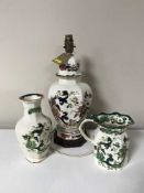 A Mason's Mandalay table lamp,