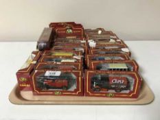 A tray of twenty two boxed Corgi Cameo die cast vehicles