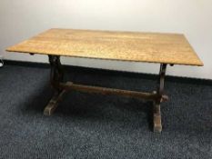 An Ercol refectory dining table