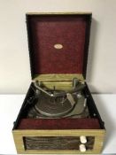 A mid 20th century Fidelity table top record player