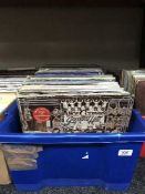 Three crates of LP records - The Beatles,