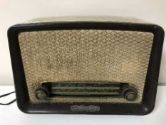 Three bakelite cased valve radios