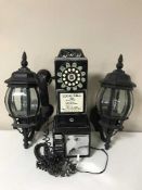 A retro style telephone,