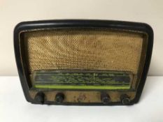 Three bakelite cased valve radios